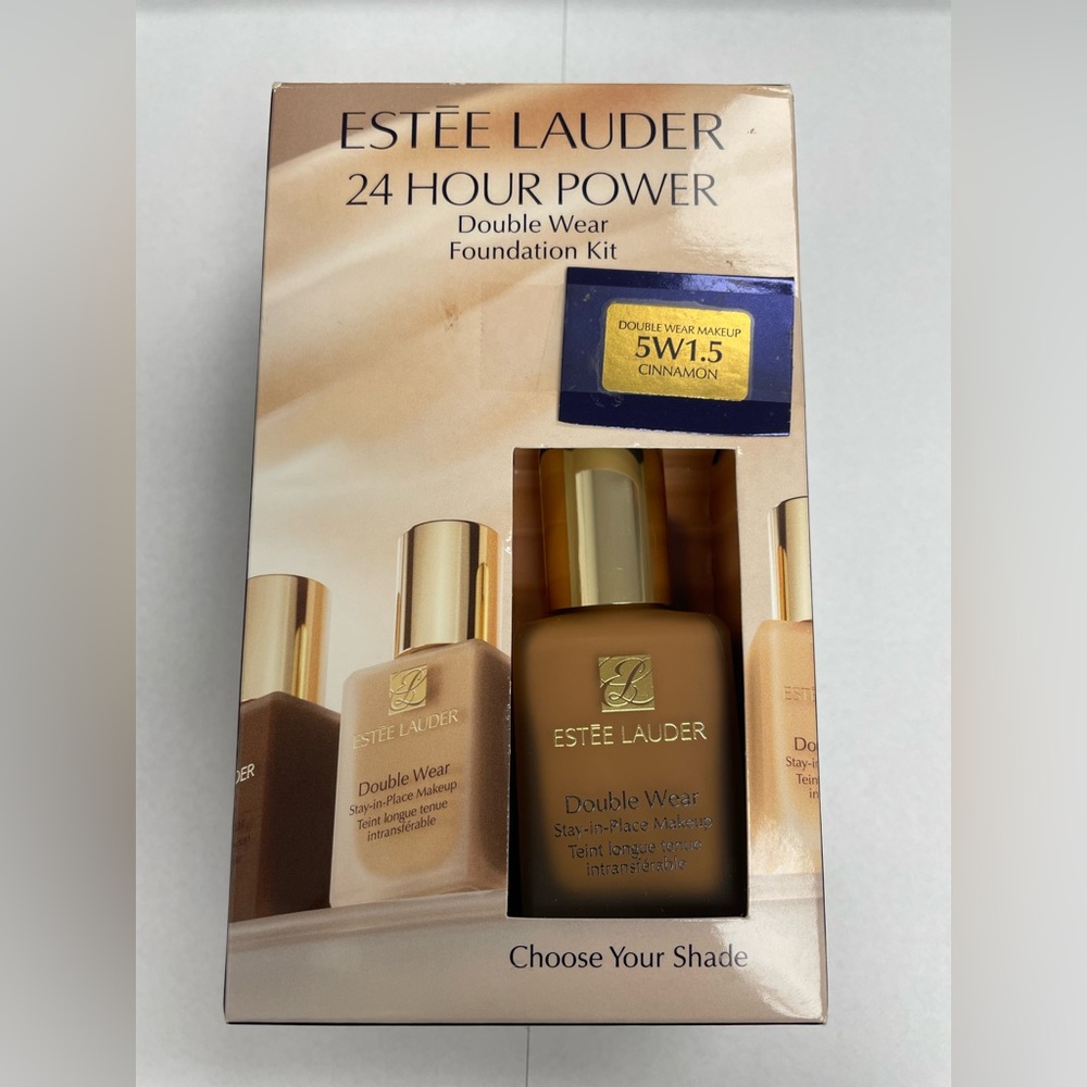 Estèe Lauder Double Wear Foundation Kit - 5W1.5 Cinnamon